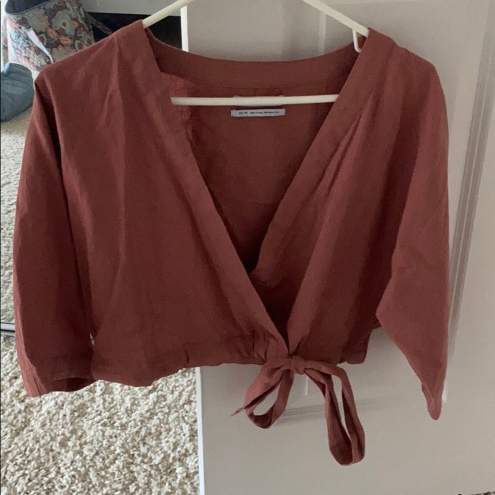 Urban Outfitters Crossover Tie Shirt